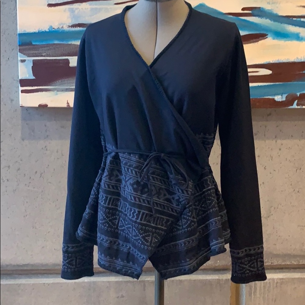 Lucky Brand Wrap Sweater Cardigan